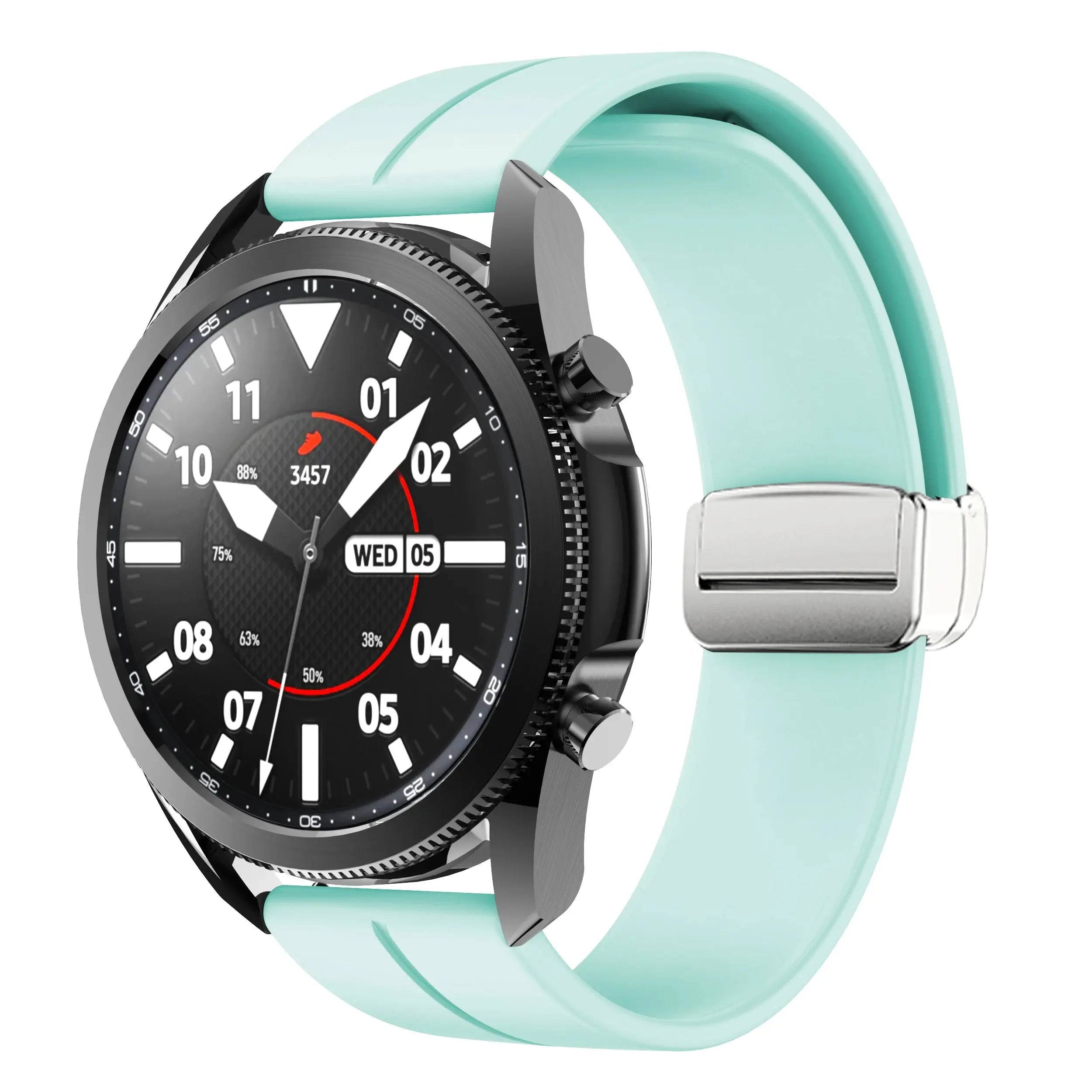 20mm 22mm Magnetic Buckle Strap for Samsung Galaxy Watch 6/5/4 Huawei GT4/3/2 Pro Garmin Vivoactive4 - STRAPS