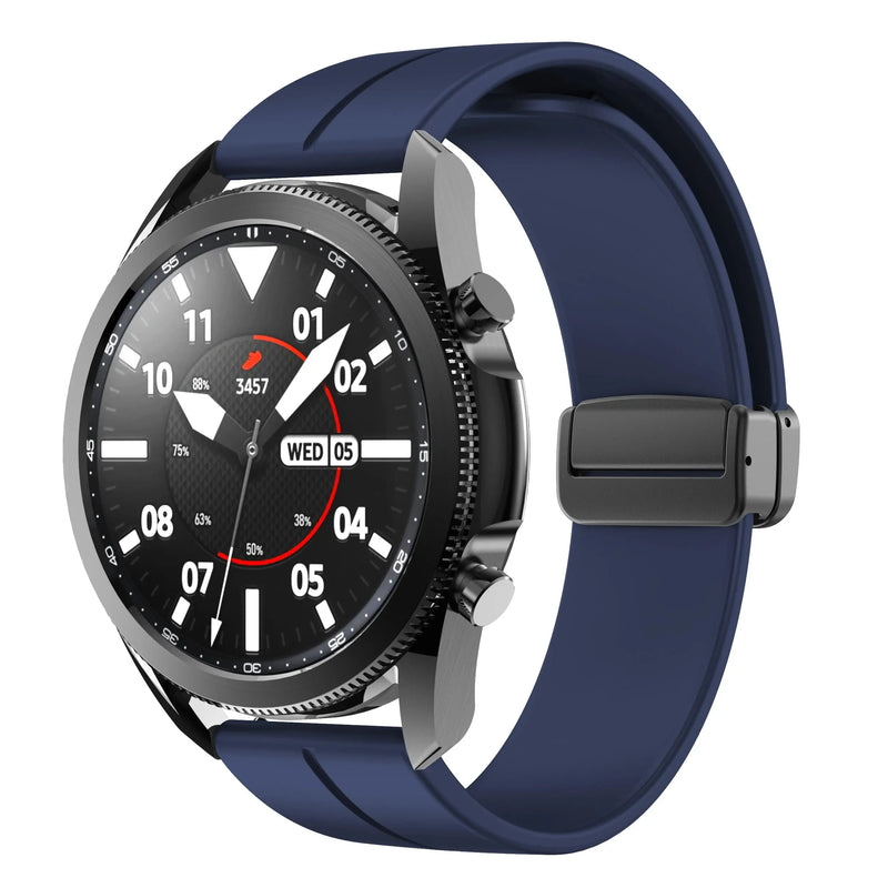 20mm 22mm Magnetic Buckle Strap for Samsung Galaxy Watch 6/5/4 Huawei GT4/3/2 Pro Garmin Vivoactive4 - STRAPS