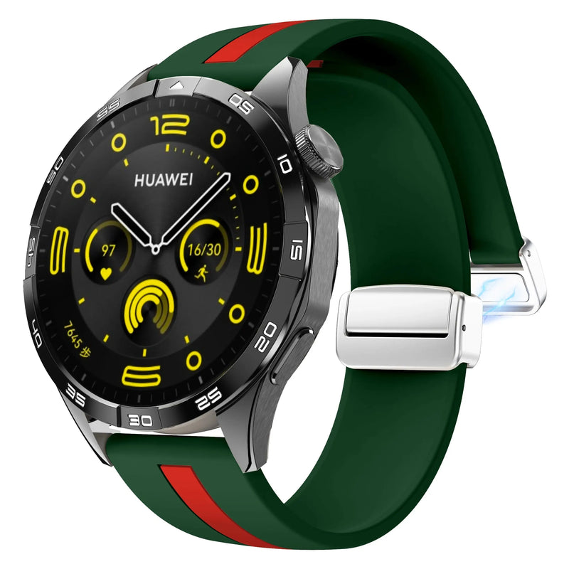 20mm 22mm Magnetic Buckle Strap for Samsung Galaxy Watch 6/5/4 Huawei GT4/3/2 Pro Garmin Vivoactive4 - STRAPS
