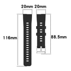 20mm Silicone Replacement Strap for Huawei Honor Watch ES - STRAPS