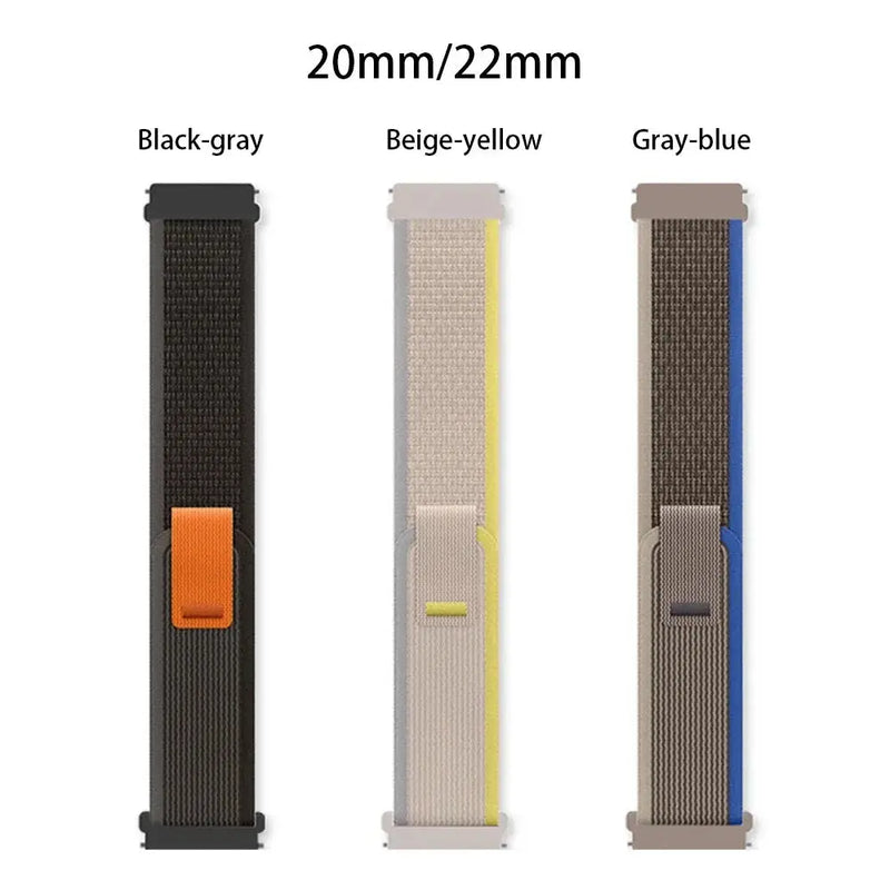 20mm & 22mm Sports Nylon Strap for COROS APEX 2 Pro, APEX 46mm, PACE 3, PACE 2 – Trail Loop Band - STRAPS
