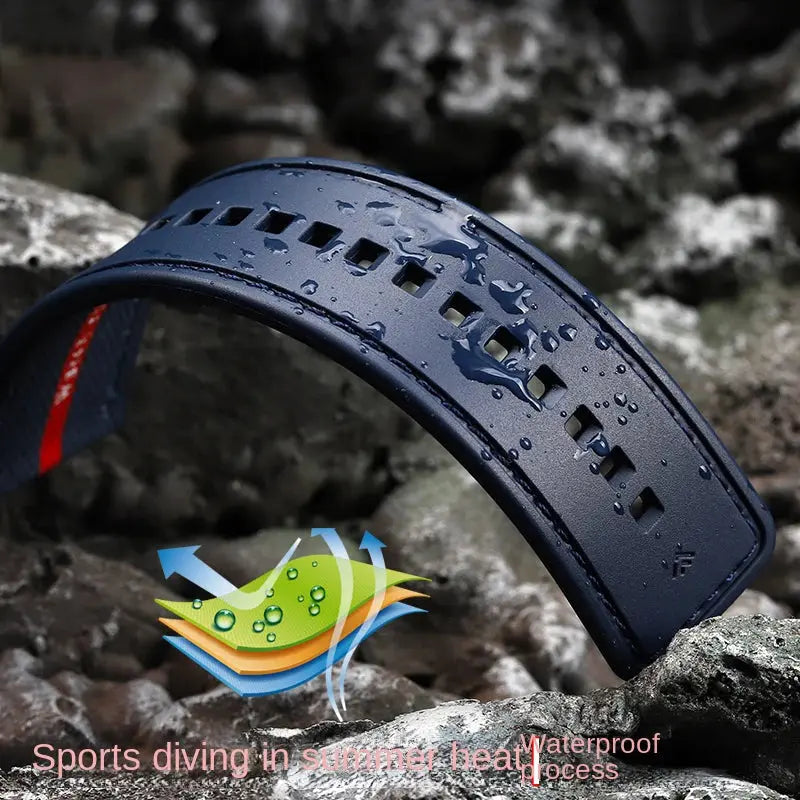 22/24/26mm Rubber Strap for Panerai Submersible/Luminor - Waterproof Bracelet - STRAPS