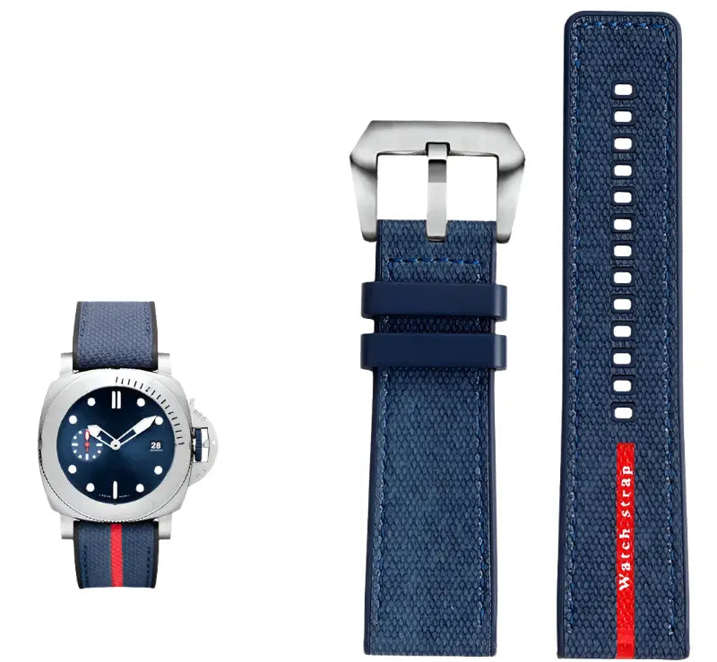 22/24/26mm Rubber Strap for Panerai Submersible/Luminor - Waterproof Bracelet - STRAPS