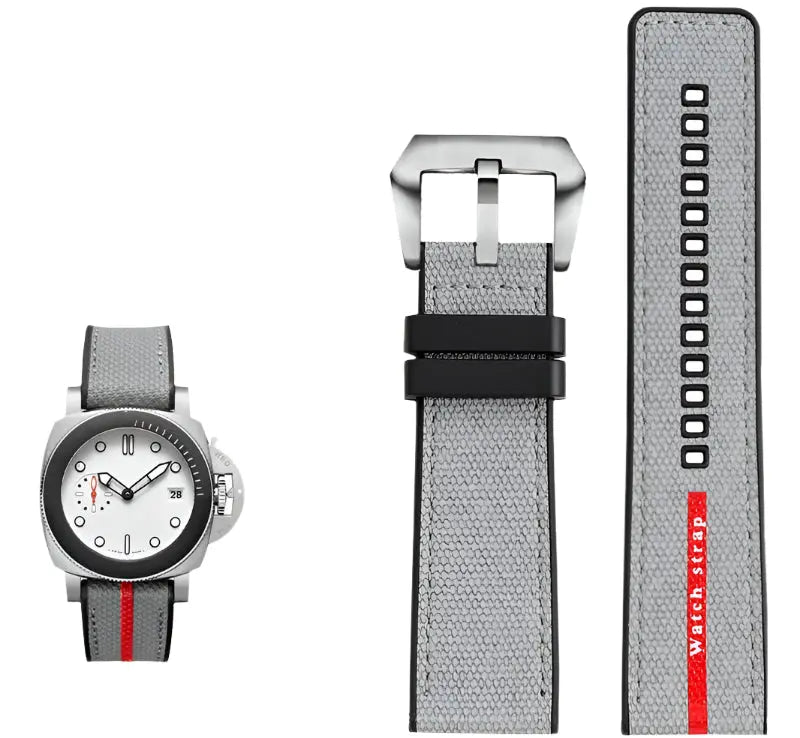 22/24/26mm Rubber Strap for Panerai Submersible/Luminor - Waterproof Bracelet - STRAPS