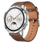 22mm 20mm Leather Strap for HUAWEI: HUAWEI WATCH GT 4 46mm, WATCH 4 Pro, GT 3, GT 2 Pro 42mm - STRAPS