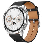 22mm 20mm Leather Strap for HUAWEI: HUAWEI WATCH GT 4 46mm, WATCH 4 Pro, GT 3, GT 2 Pro 42mm - STRAPS