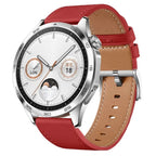 22mm 20mm Leather Strap for HUAWEI: HUAWEI WATCH GT 4 46mm, WATCH 4 Pro, GT 3, GT 2 Pro 42mm - STRAPS