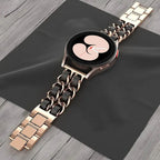 22mm/20mm Leather + Metal Bracelet for Samsung Galaxy, Huawei, Amazfit, Xiaomi & Garmin Smartwatches STRAPS