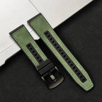 22mm Leather Silicone Strap for SUUNTO Ocean, Race S, Vertical, 9 Peak Pro, 5 Peak Replacement Band - STRAPS