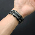 22mm Leather Silicone Strap for SUUNTO Ocean, Race S, Vertical, 9 Peak Pro, 5 Peak Replacement Band - STRAPS