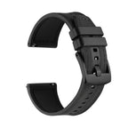 22mm Leather Silicone Strap for SUUNTO Ocean, Race S, Vertical, 9 Peak Pro, 5 Peak Replacement Band - STRAPS