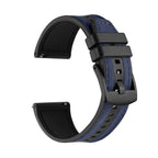 22mm Leather Silicone Strap for SUUNTO Ocean, Race S, Vertical, 9 Peak Pro, 5 Peak Replacement Band - STRAPS