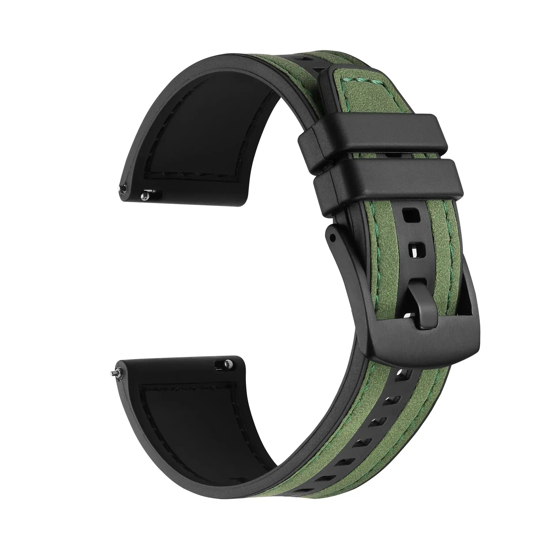 22mm Leather Silicone Strap for SUUNTO Ocean, Race S, Vertical, 9 Peak Pro, 5 Peak Replacement Band - STRAPS