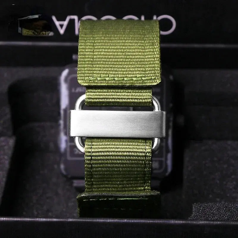 22mm Nylon Hook & Loop Outdoor Watch Strap – Durable Band for Panerai, Seiko, Mido, Citizen - STRAPS