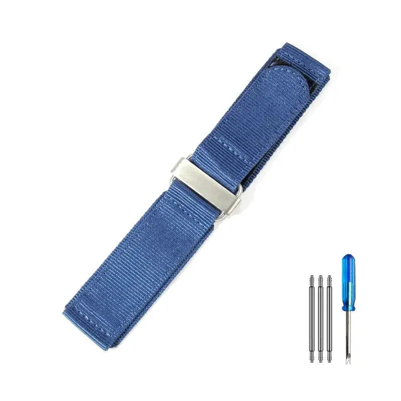22mm Nylon Hook & Loop Outdoor Watch Strap – Durable Band for Panerai, Seiko, Mido, Citizen - STRAPS