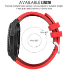 22mm Quick Release Silicone Watch Band for LG G Watch, Moto 360 2nd Gen 46mm, and Asus Zenwatch STRAPS