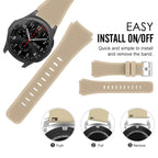 22mm Quick Release Silicone Watch Band for LG G Watch, Moto 360 2nd Gen 46mm, and Asus Zenwatch STRAPS