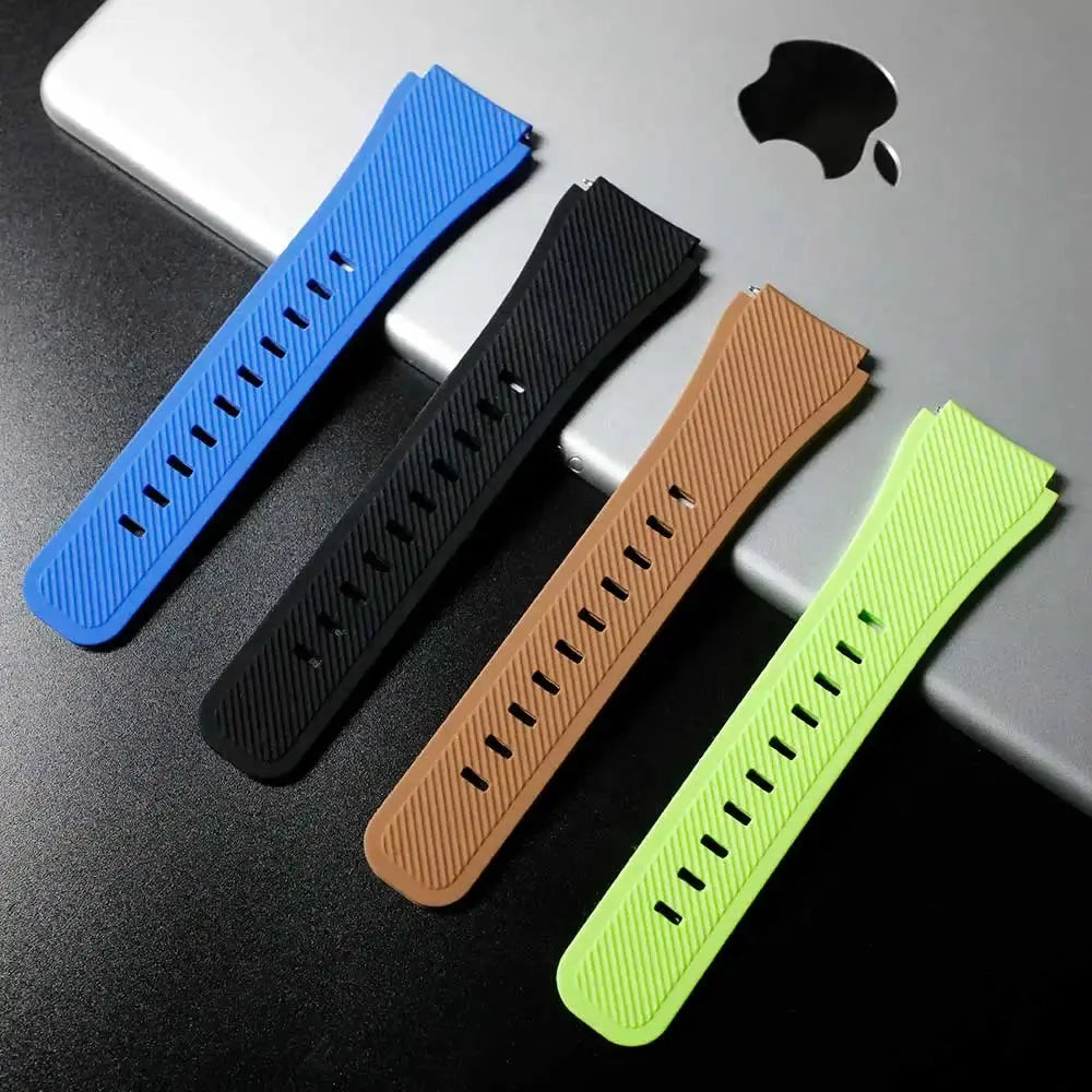 22mm Quick Release Silicone Watch Band for LG G Watch, Moto 360 2nd Gen 46mm, and Asus Zenwatch STRAPS