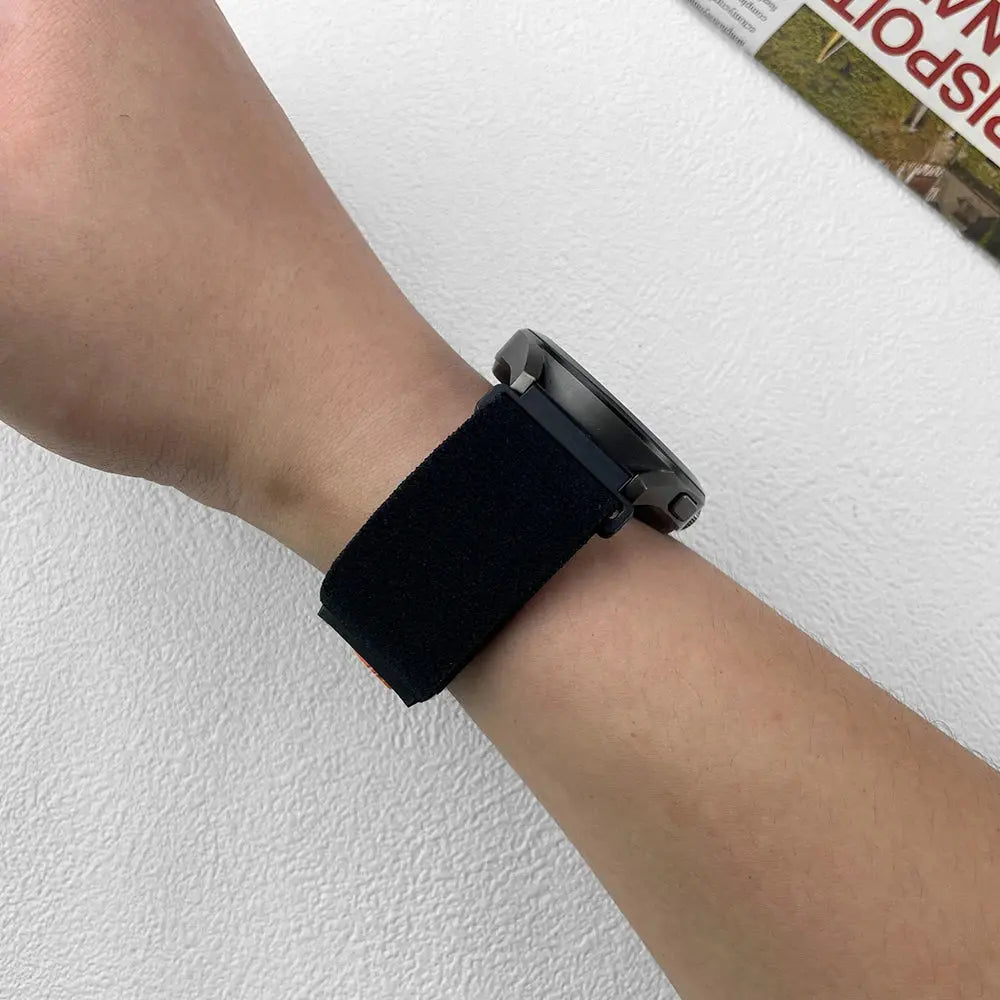 22mm Silicone Leather Band for Huawei, Amazfit, TicWatch Watch Series & Other Smartwatches - STRAPS