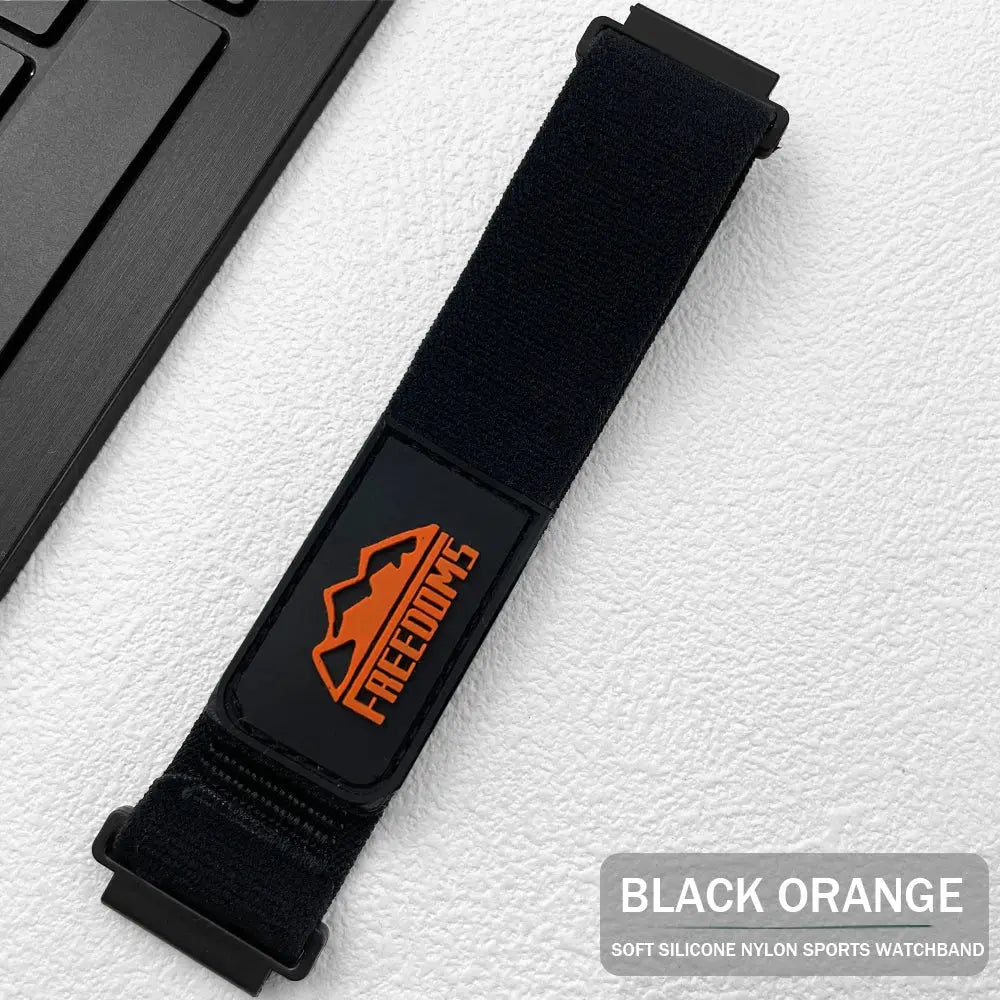 22mm Silicone Leather Band for Huawei, Amazfit, TicWatch Watch Series & Other Smartwatches - STRAPS