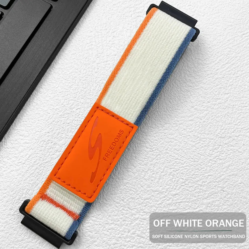 22mm Silicone Leather Band for Huawei, Amazfit, TicWatch Watch Series & Other Smartwatches - STRAPS
