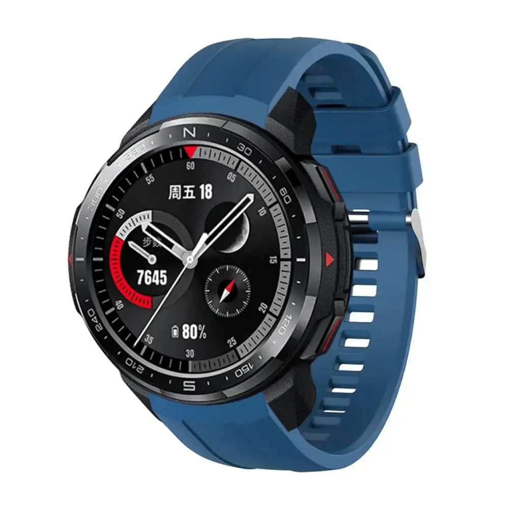 22mm Silicone Strap for Huawei Honor GS Pro – Adjustable Replacement Watchband - STRAPS