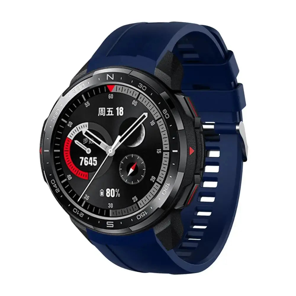 22mm Silicone Strap for Huawei Honor GS Pro – Adjustable Replacement Watchband - STRAPS