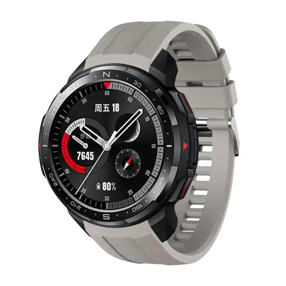 22mm Silicone Strap for Huawei Honor GS Pro – Adjustable Replacement Watchband - STRAPS