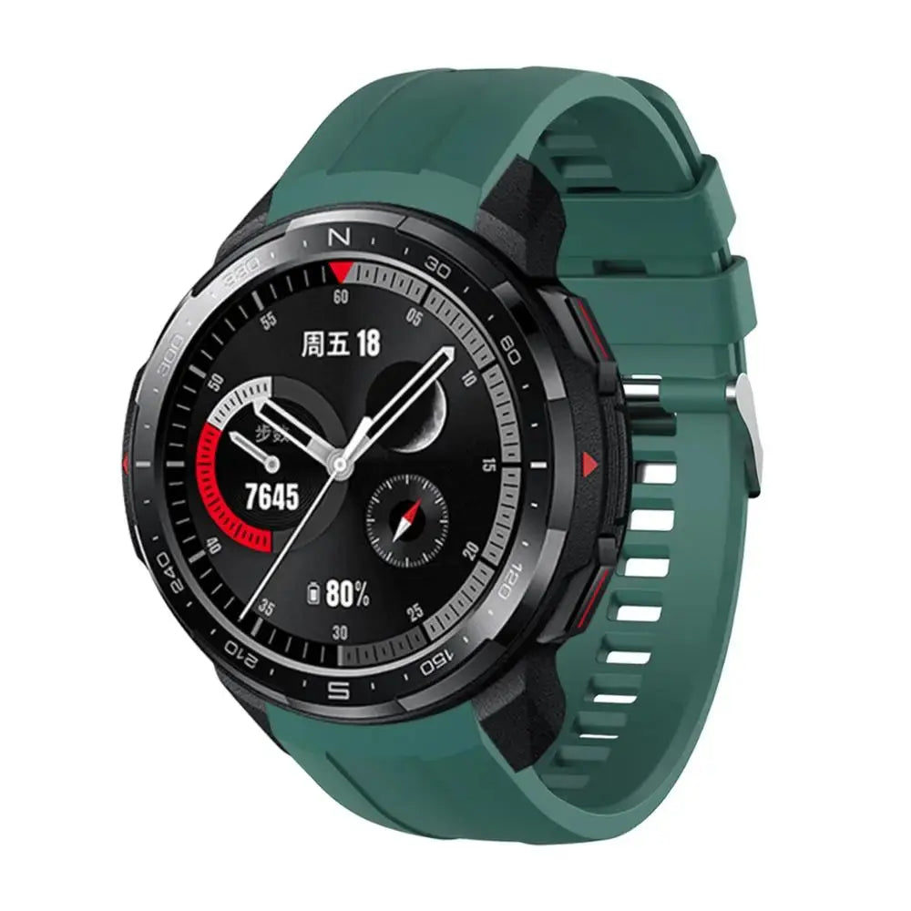 22mm Silicone Strap for Huawei Honor GS Pro – Adjustable Replacement Watchband - STRAPS