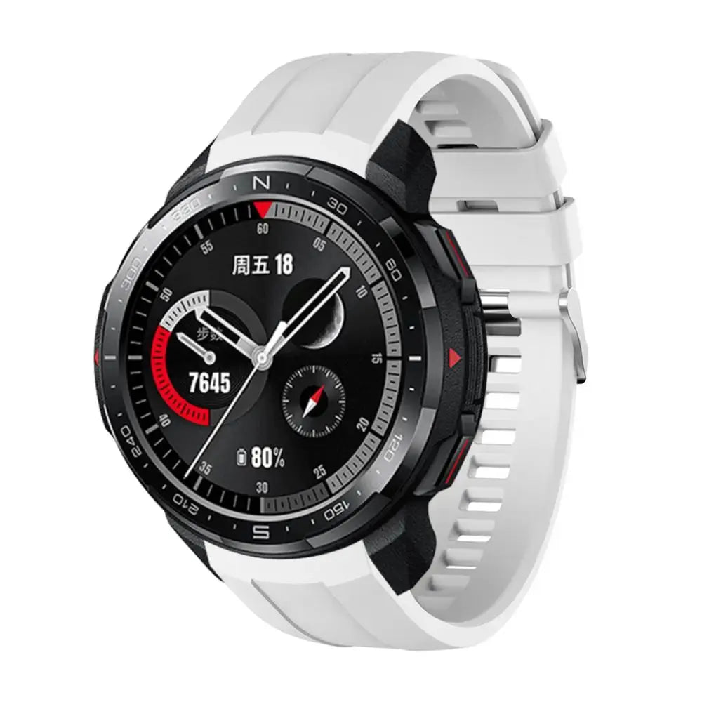 22mm Silicone Strap for Huawei Honor GS Pro – Adjustable Replacement Watchband - STRAPS