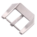 22mm Stainless Steel Watch Buckle - Silver Brushed Metal - High Quality - STRAPS