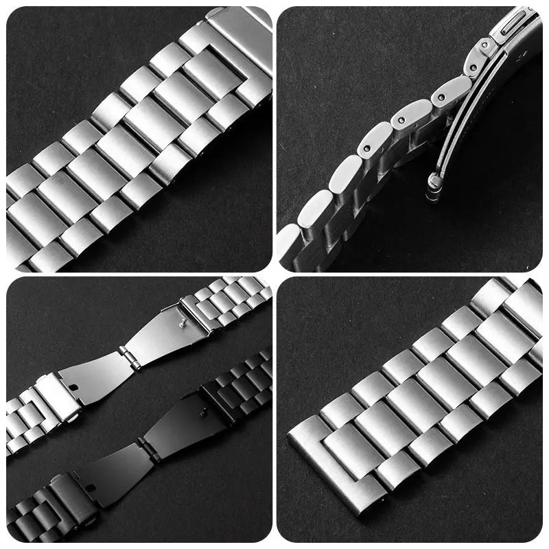 22mm Stainless Steel Watch Strap for Xiaomi Watch 2 Pro, S1, S2, S3, and Mi Watch Color – Metal Band - STRAPS