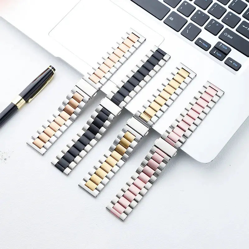 22mm Stainless Steel Watch Strap for Xiaomi Watch 2 Pro, S1, S2, S3, and Mi Watch Color – Metal Band - STRAPS