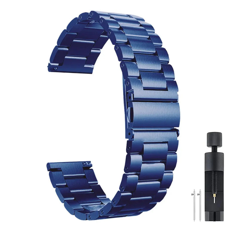 22mm Stainless Steel Watch Strap for Xiaomi Watch 2 Pro, S1, S2, S3, and Mi Watch Color – Metal Band - STRAPS