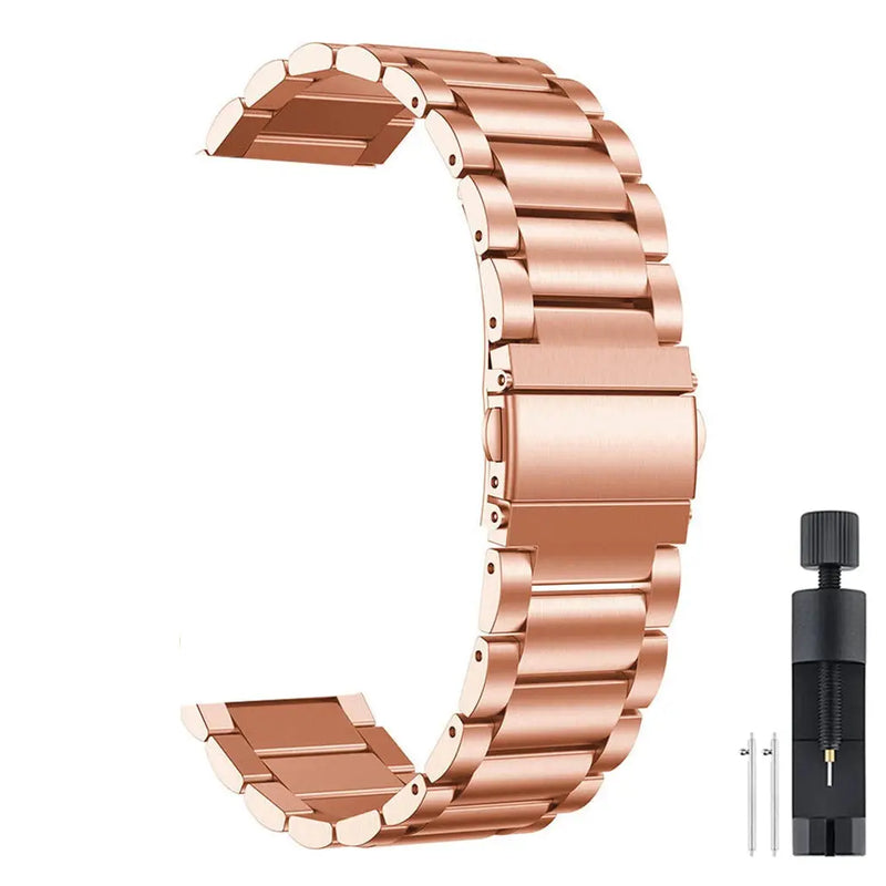 22mm Stainless Steel Watch Strap for Xiaomi Watch 2 Pro, S1, S2, S3, and Mi Watch Color – Metal Band - STRAPS