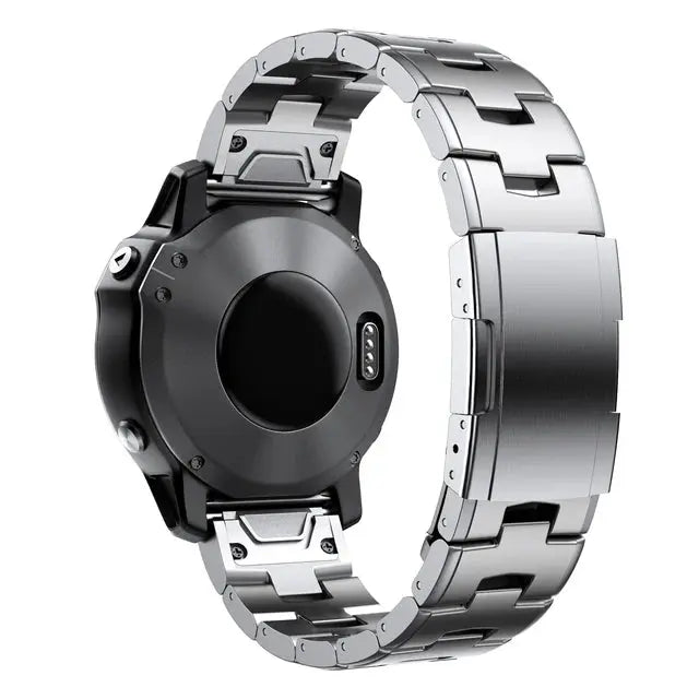 22mm & 26mm QuickFit Titanium Metal Band for Garmin Fenix 7X, 7, 6X Pro, 5X Plus, Instinct, Epix GALAONE