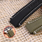 24*16MM Canvas Watch Strap for Timex Tidal Compass - High-Quality Nylon Watchband - STRAPS