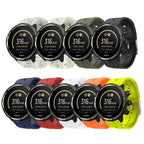 24mm Breathable Silicone Sports Strap for Suunto 7/9/D5/Spartan Wrist HR Baro - STRAPS