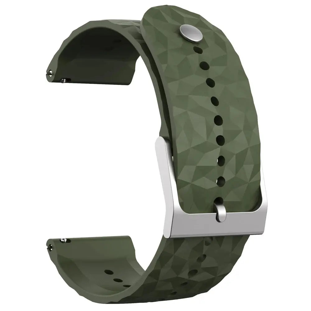 24mm Breathable Silicone Sports Strap for Suunto 7/9/D5/Spartan Wrist HR Baro - STRAPS