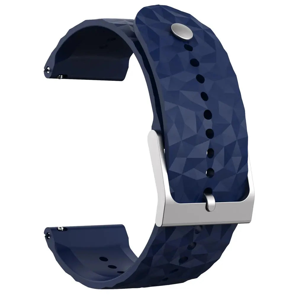 24mm Breathable Silicone Sports Strap for Suunto 7/9/D5/Spartan Wrist HR Baro - STRAPS