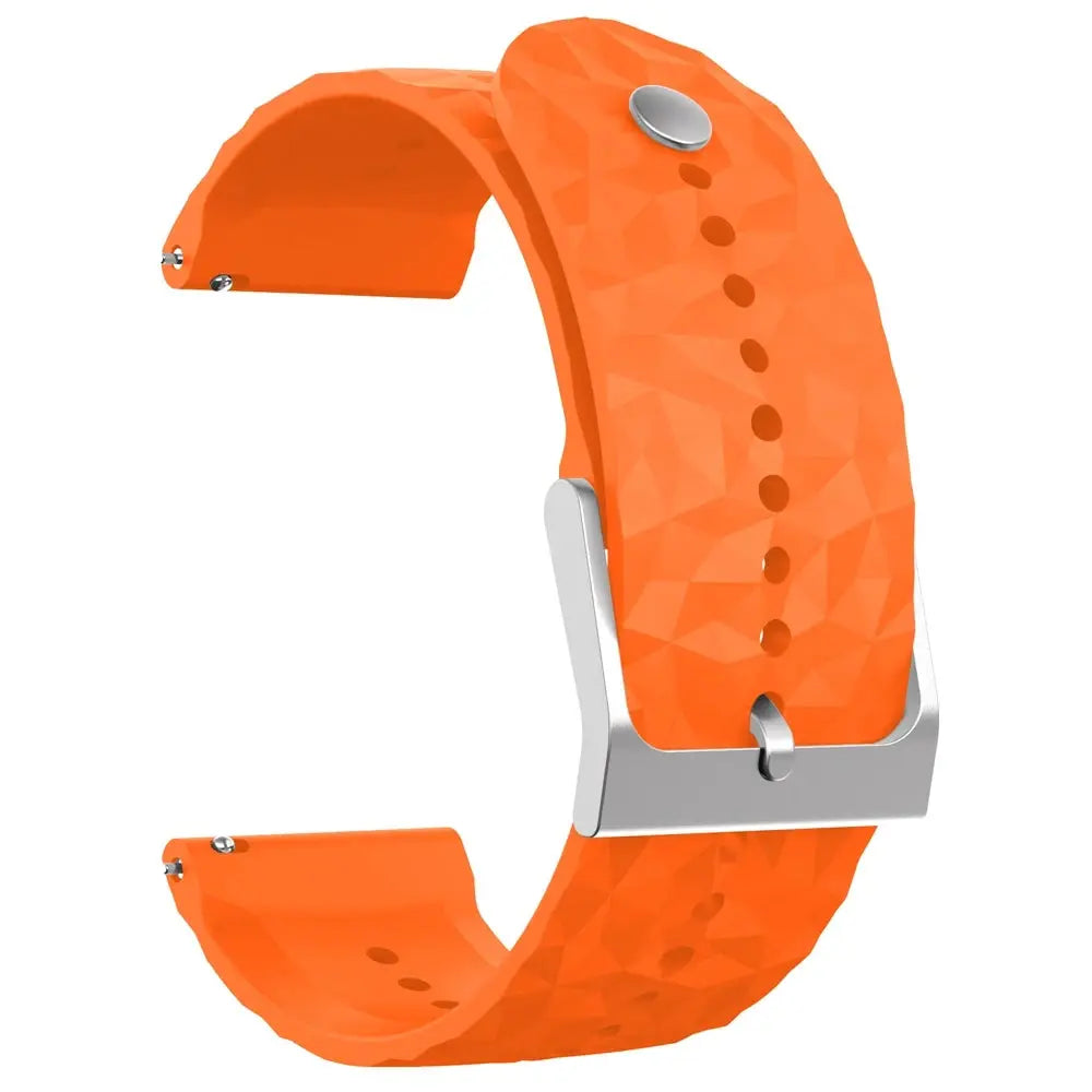 24mm Breathable Silicone Sports Strap for Suunto 7/9/D5/Spartan Wrist HR Baro - STRAPS