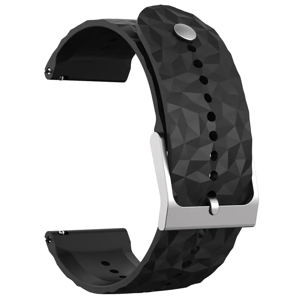 24mm Breathable Silicone Sports Strap for Suunto 7/9/D5/Spartan Wrist HR Baro - STRAPS