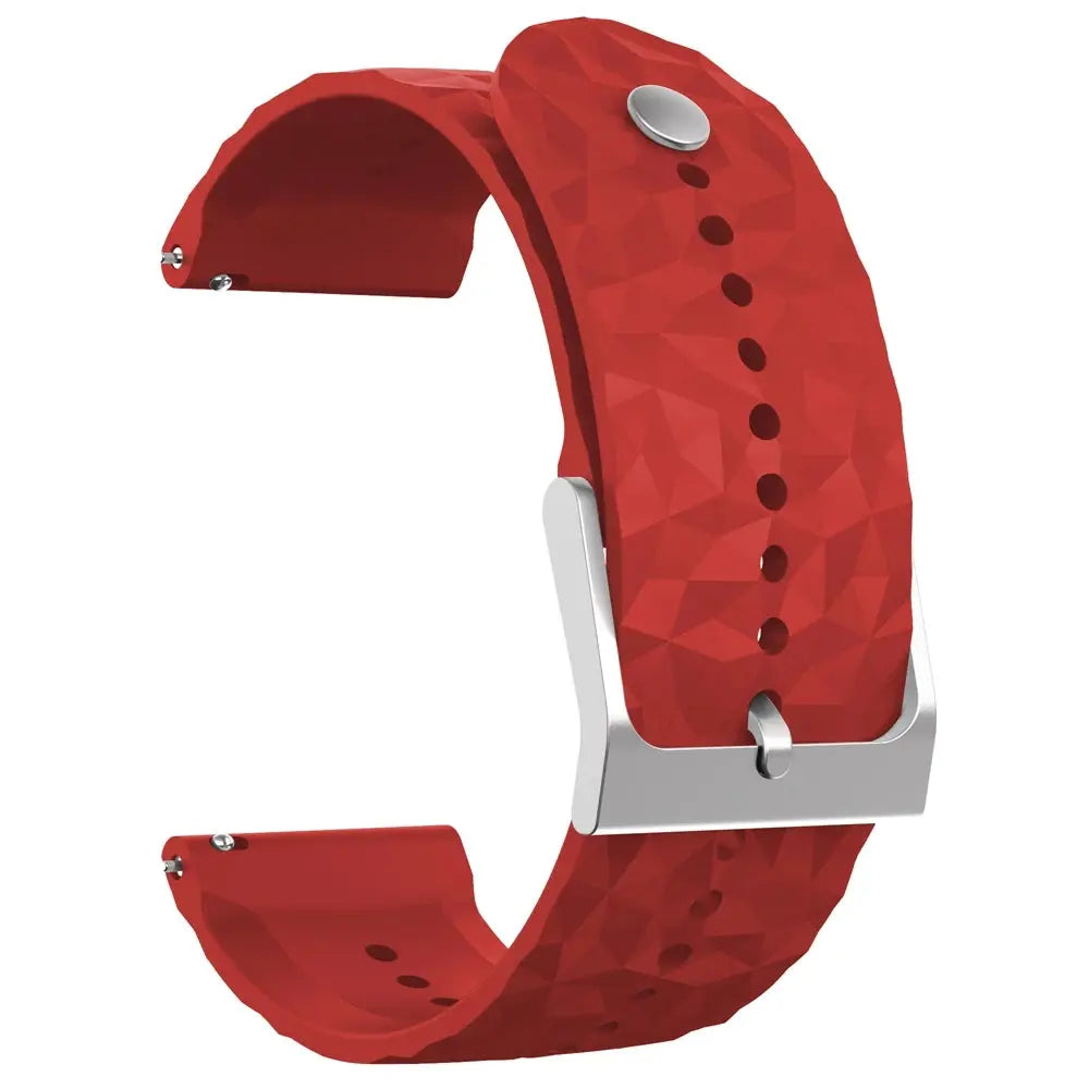 24mm Breathable Silicone Sports Strap for Suunto 7/9/D5/Spartan Wrist HR Baro - STRAPS