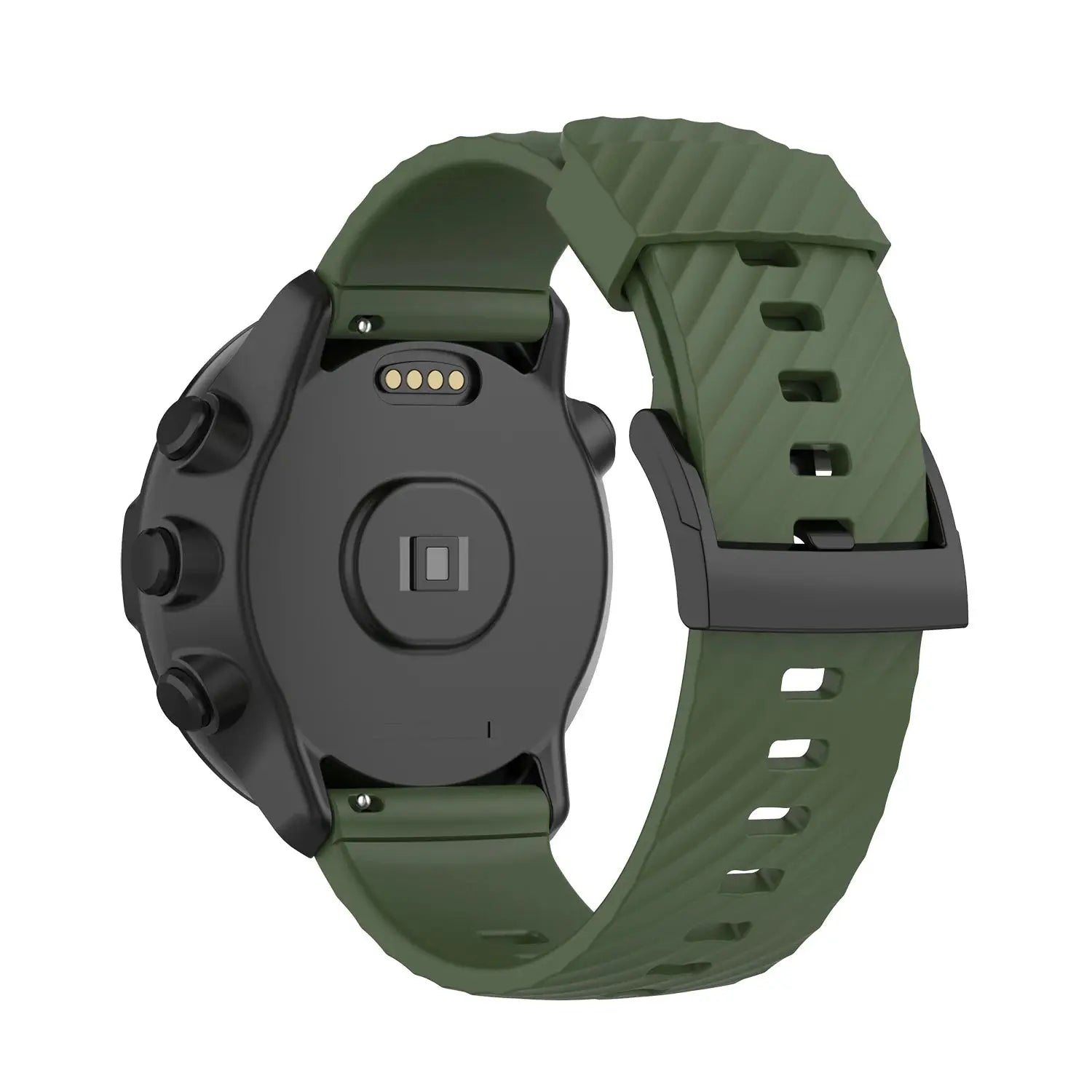 24mm Silicone Strap for Suunto 7/9 Baro/D5/Spartan Sport Wrist HR – Replacement Watchband - STRAPS