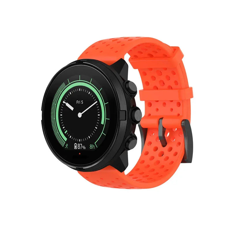 24mm Silicone Watch Band for Suunto 9 Baro, Spartan Sport, Fossil Q Hybrid STRAPS