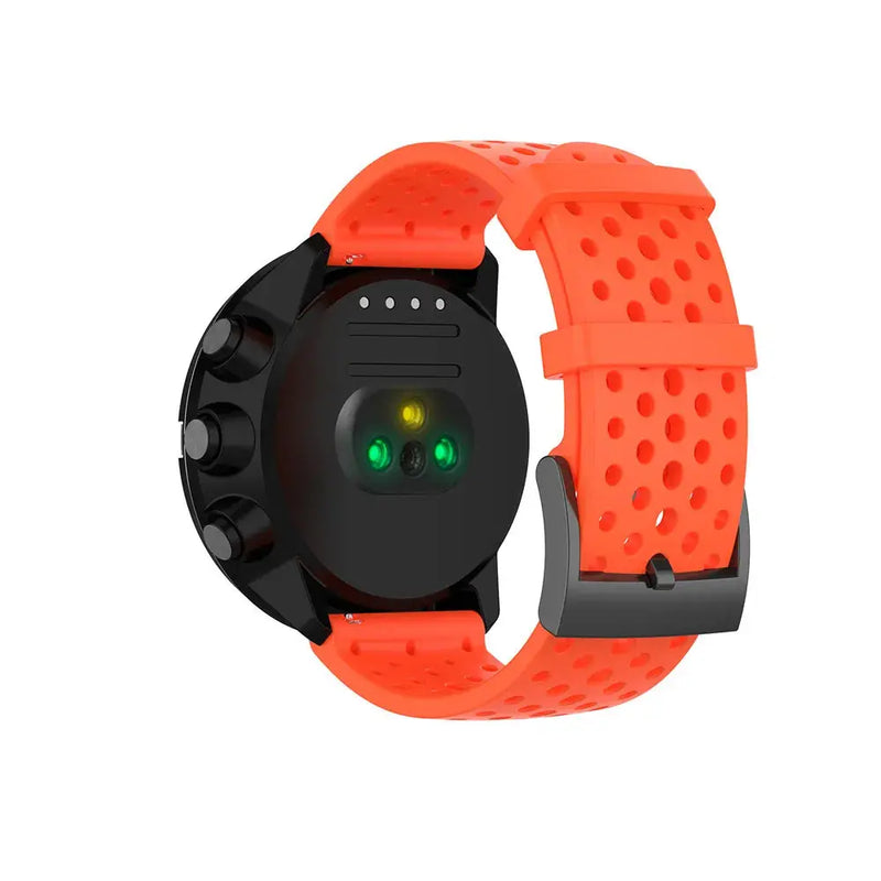 24mm Silicone Watch Band for Suunto 9 Baro, Spartan Sport, Fossil Q Hybrid STRAPS