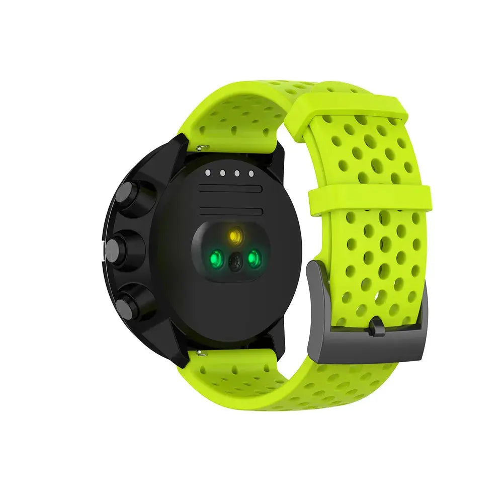 24mm Silicone Watch Band for Suunto 9 Baro, Spartan Sport, Fossil Q Hybrid STRAPS