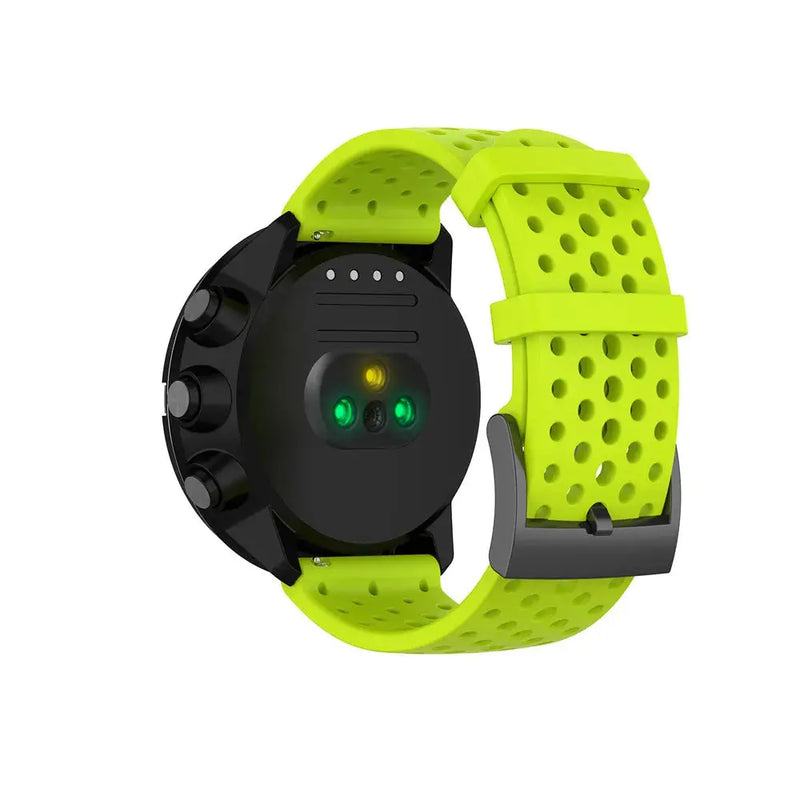 24mm Silicone Watch Band for Suunto 9 Baro, Spartan Sport, Fossil Q Hybrid STRAPS