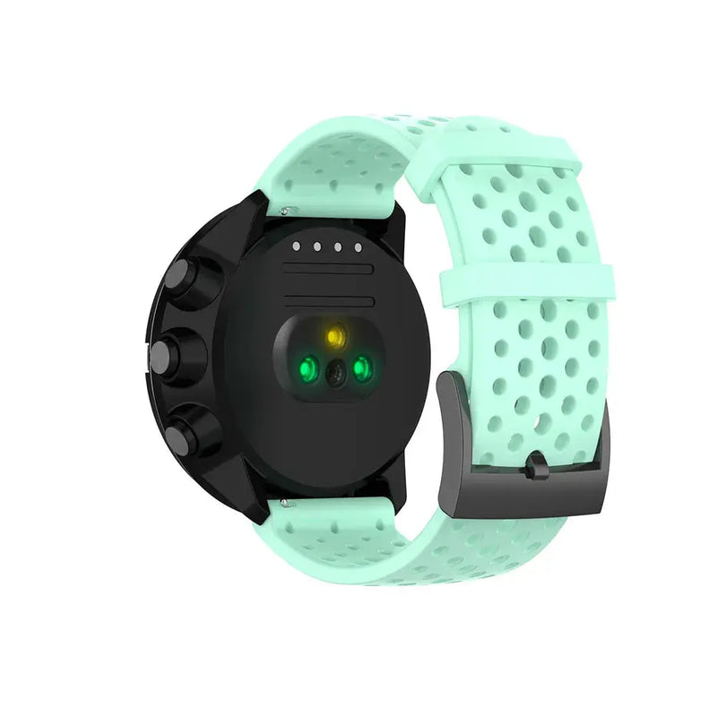 24mm Silicone Watch Band for Suunto 9 Baro, Spartan Sport, Fossil Q Hybrid STRAPS