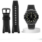 26mm Genuine Leather Watch Strap for Casio G-SHOCK GST Series - Notched Band - STRAPS